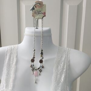H&M Pink and Silver Necklace